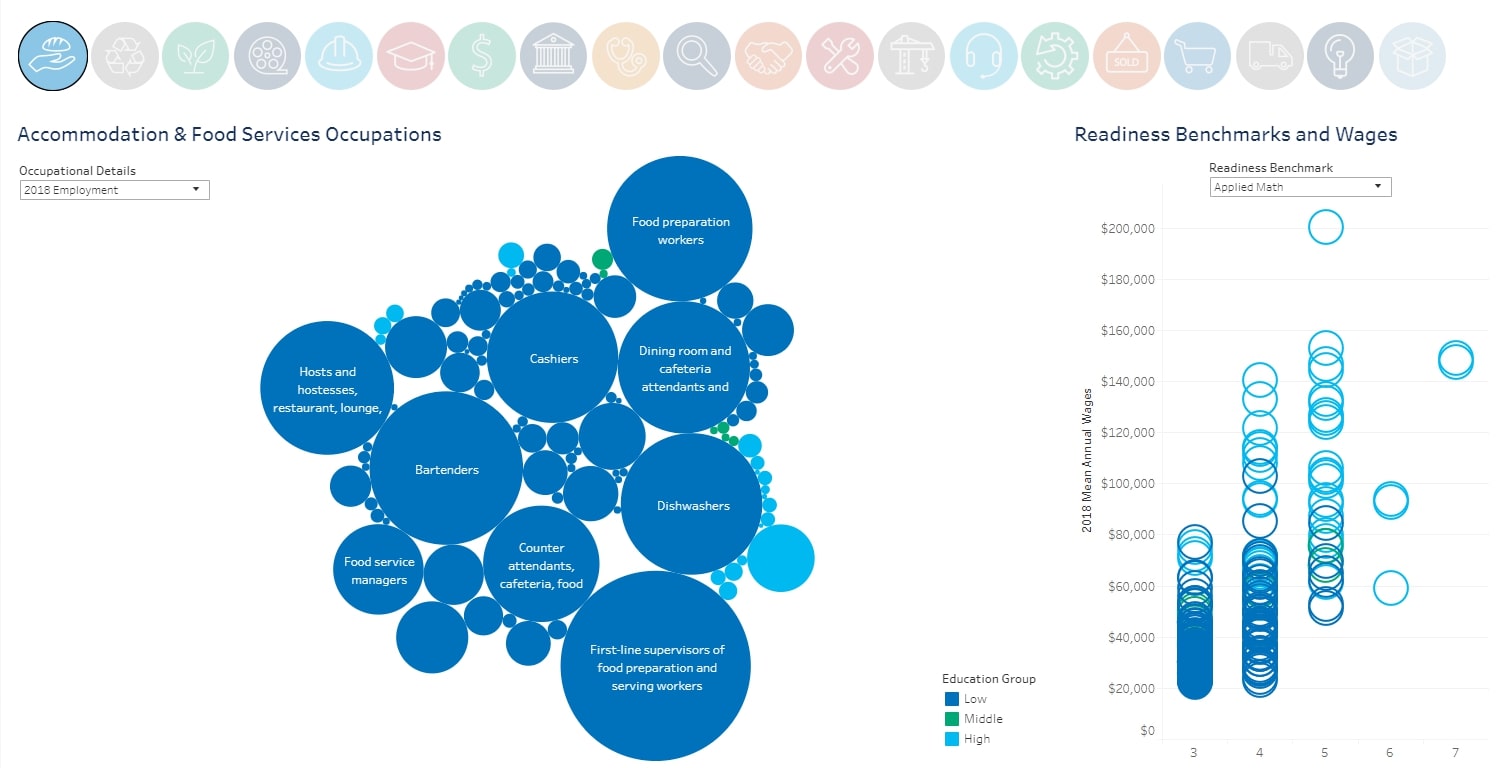 small preview of the Industry Readiness Profile chart